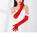 Christmas Red velvet gloves Christmas Annual party Long birthday party dinner Cosplay costume performance accessories_maomaolike.com