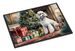 Poodle Cozy Christmas Doormat Front Door Mat Indoor Outdoor Rugs For Entryway, Non Slip Washable Low Pile, 24H X 36W_maomaolike.com