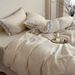 Retro Minimalist Style Soft Four-piece Set, Forest-themed Duvet Cover, Fresh And Pure Cotton Skin-friendly Cotton-linen_maomaolike.com