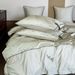 100s Four-Piece Set With Chinese Style Embroidery, Minimalist Style, High-Count Dense Cotton Bed Sheet And Duvet Cover_maomaolike.com