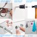Wall Mount Coat Hook 15 Hooks Stainless Steel Clothes Hangers Rack Robe Hat Towels Hook Coat Rack Hook_maomaolike.com