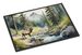 Mountain Stream Elk Doormat Front Door Mat Indoor Outdoor Rugs For Entryway, Non Slip Washable Low Pile, 24H X 36W_maomaolike.com