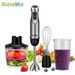 BioloMix 4 In 1 High Power 1200W Immersion Hand Stick Blender Mixer Includes Chopper And Smoothie Cup Stainless Steel_maomaolike.com