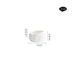 Rock Pattern Egg-shaped Hotel Restaurant High-end Dessert Creative Specialty Molecular Cuisine Artistic Dish Small Bowl_maomaolike.com