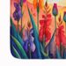 Gladiolus In Color Memory Foam Kitchen Mat Machine Washable Anti-Fatigue Mat Cushion Comfort Bath Mat Or Kitchen Rug_maomaolike.com