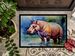 Hippopotamus Doormat Front Door Mat Indoor Outdoor Rugs For Entryway, Non Slip Washable Low Pile, 24H X 36W_maomaolike.com