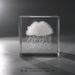 Bored Looking At Rainy Day Clouds And Raindrops Crystal Desktop Ornament Stress Relief Birthday Gift For Girlfriends_maomaolike.com