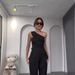 Women's Clothing Oblique Collar Halter Slim Fit Top High Waist Straight Pants Set_maomaolike.com