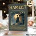Hamlet Themed Painting Poster, Vintage Watercolor Style Hamlet & Castle Scene Poster, Timeless Literary Decor, Ideal For Study, Living Room And_maomaolike.com
