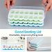 4pcs, ice cube mold, silicone ice cube tray, multifunctional household chocolate mold, stackable ice tray, cocktail, whiskey, kitchen utensils_maomaolike.com