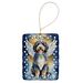 Bernedoodle My Angel Porcelain Ornament Christmas Tree Hanging Decorations For Home Christmas Holiday, Rectangle, Gift, Multicolor_maomaolike.com