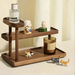 Modern Minimalist Wooden Cosmetic Perfume Display Stand | Bedroom Storage Rack_maomaolike.com
