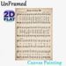 Jesus Loves Me Hymn Painting Poster, Vintage Sheet Music Style Poster, Warm Religious-inspired Decor Ideal For Home, Church Or Prayer Space_maomaolike.com