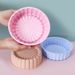 Cross-Border New Round Sunflower Silicone Cake Mousse Bread Border Mold Baking Wholesale_maomaolike.com