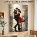 Tango Dancing Painting Poster, Impressionist Warm-toned Street Dance Scene Poster, Romantic Artistic Decor Ideal For Living Room, Bedroom And Dance_maomaolike.com
