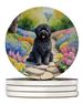 Puli Spring Path Large Sandstone Coasters Pack Of 4 Absorbent Round Coasters Decor Gifts For Men Or Women, 4 In, Multicolor_maomaolike.com