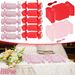 40Pcs Wedding Party Treat Boxes Small Pink Red Candy Shaped Gift Boxes With Ribbon Cookie Chocolate Snack Goodies Wrapping Boxes For Birthday Holidays Anniversary Dinners Table Favor Decor Supplies_maomaolike.com