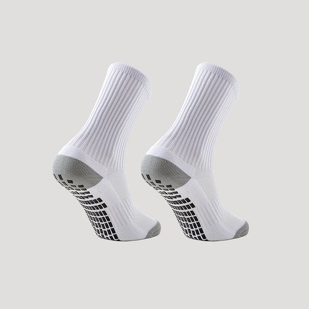 gray heel non slip football socks dotted with glue shock absorption wear resistant towel bottom sports basketball socks men's breathable_maomaolike.com