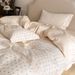 Wholesale French Princess Style Pure Four-Piece Lace Small Flowers Naked Sleep 100% Long-Staple Cotton 4-Piece Set_maomaolike.com