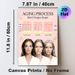 Skin Aging Process Painting Poster, Informative Illustrated Skin Stage Comparison Poster, Educational Skincare Reference Ideal For Beauty Salon_maomaolike.com