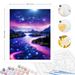 RUOPOTY Modern Paint By Handmade Decorative Paintings Beautiful Scenery Painting Numbers Wall Art_maomaolike.com