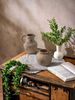 1pc Vintage-style Ceramic Vase With Handle, Wine Bottle Shape, Suitable For Holding Water, Flowers, And As A Decorative Vase For Flower Arrangement_maomaolike.com