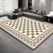 Living Room Rug,Large Rug,Oversized, Gold Leaves Design,Bedroom Rug,Soft And Thick, Machine Washable, Thickened Rug, Bedside Rug,Decorative Indoor Rug_maomaolike.com