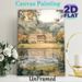 Mansion Waterscape Painting Poster, Soft Watercolor Style Poster, Elegant Lakeside Manor With Rolling Hills & Lake Reflection, Tranquil Scenic Artwork_maomaolike.com