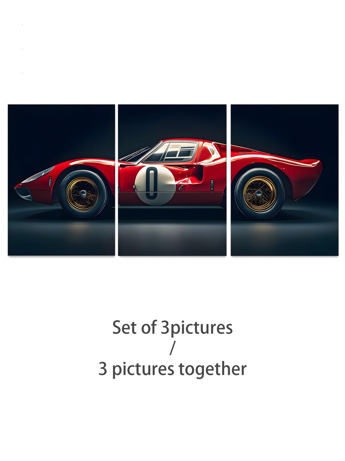 Automotive-themed Decorative Art, Vintage Racing Cars, Mechanical Beauty, Racing Culture, Car Enthusiasts, Retro Industrial Style_maomaolike.com