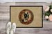 Boston Terrier Christmas Flowers Doormat Front Door Mat Indoor Outdoor Rugs For Entryway, Non Slip Washable Low Pile, 24H X 36W_maomaolike.com