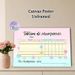 French Reward Chart Painting Poster, Pastel-toned Cute Cartoon Animal & Floral Decorated Poster, Practical Tool To Track Daily Tasks And Rewards For_maomaolike.com