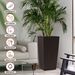 30 In Tall Large Flower Pots Planter With Self-Watering Drainage Holes&Inner Trays Indoor Outdoor Plant Pot With Drain Holes, Water Level Monitor, Inner Bucket For Garden, Patio, Porch, Backyard,Brown_maomaolike.com