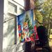 Shiba Inu Christmas Reindeer House Flag Large Porch Sleeve Pole Decorative Outside Yard Banner Artwork Wall Hanging, Polyester, House Size, Multicolor_maomaolike.com