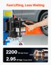 2 Post Lift, 12000 Lbs Capacity, 220V 2.95 HP Powerful Motor, Two Post Car Lift Auto Hoist For Sedan SUV Pickup, Automotive Hoist 74.8 Inch Height For Home Garage, Repair Shop, Workshop, Blue_maomaolike.com