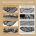 Toilet Washroom Shelf Wall-Mounted Organizer No-Drill Hanging Wall Bathroom Storage Rack_maomaolike.com
