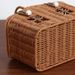 Handwoven Rattan Basket With Lid, Cosmetic Storage Box._maomaolike.com