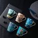 Van Gogh Monet Coffee Cup European Style Small Luxury Mug Ceramic Office Cup Gift Souvenir_maomaolike.com
