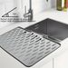 Kitchen Anti Slip Silicone Drain Pad With Built-in Drainage Design, Suitable For Countertops, Sinks, And Refrigerators_maomaolike.com