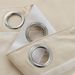 2 Panels Double Layer Curtains, Nordic Embroidery Sheer & Blackout 2-in-1, For Living Room Bedroom_maomaolike.com