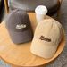 Hot Sale RICYGVM Letter Embroidery Baseball Hat For Women Men Fashion Duck Tongue Cap Outdoor Sunshade Peaked Caps Solid Color_maomaolike.com