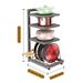 Under sink pot storage rack cabinet countertop layered preparation pot cover rack adjustable home multi layer kitchen pot rack_maomaolike.com