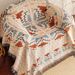 Bohemian Style American Single Throw Blanket Country Vintage Sofa Chair Cover One-Piece_maomaolike.com