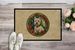 Westie Christmas Flowers Doormat Front Door Mat Indoor Outdoor Rugs For Entryway, Non Slip Washable Low Pile, 24H X 36W_maomaolike.com