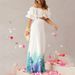 Women's Clothing Two-piece casual off-shoulder solid one-shoulder ruffle sleeves _maomaolike.com