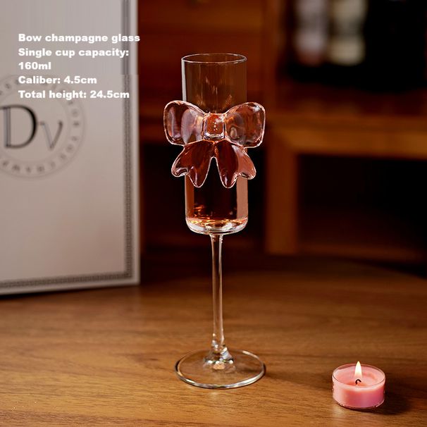 Crystal Champagne Glass Sparkling Wine Tall Glass Red Wine Glass Female High Beauty Wine Glass Pair Cocktail Glass_maomaolike.com