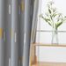 2 Panels Double Layer Curtains, Nordic Embroidery Sheer & Blackout 2-in-1, For Living Room Bedroom_maomaolike.com