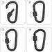 No. 8 Carabiner D Type Bold 8CM Aluminum Alloy_maomaolike.com