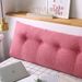 SOGA 2X 120cm Pink Triangular Wedge Bed Pillow Headboard_maomaolike.com