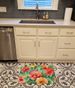Georgia Cherokee Rose In Watercolor Memory Foam Kitchen Mat Machine Washable Anti-Fatigue Mat Cushion Comfort Bath Mat Or Kitchen Rug_maomaolike.com