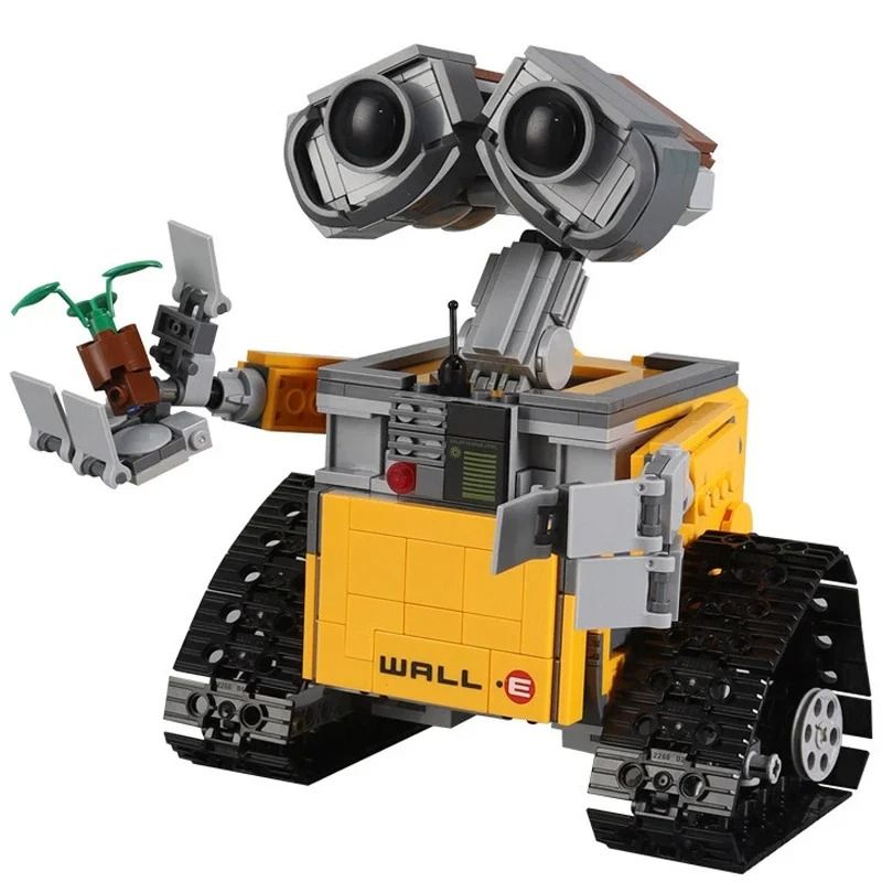 687PCS Creative Wall E Robot Building Blocks 21303 Model Friends Creative Romantic Home Decoration Brick Toy For Gift_maomaolike.com